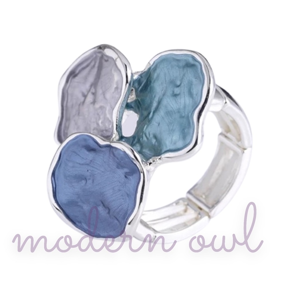 Adjustable Liquid Metal-like Fashion Ring